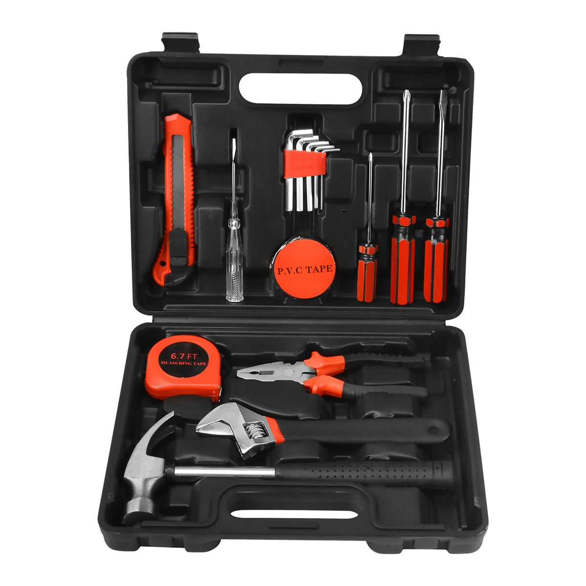 16-Piece Household Tool Kit for Everyday Repairs