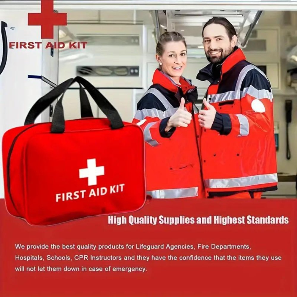 173-Piece Large First Aid Kit in Portable Bag, alternate view