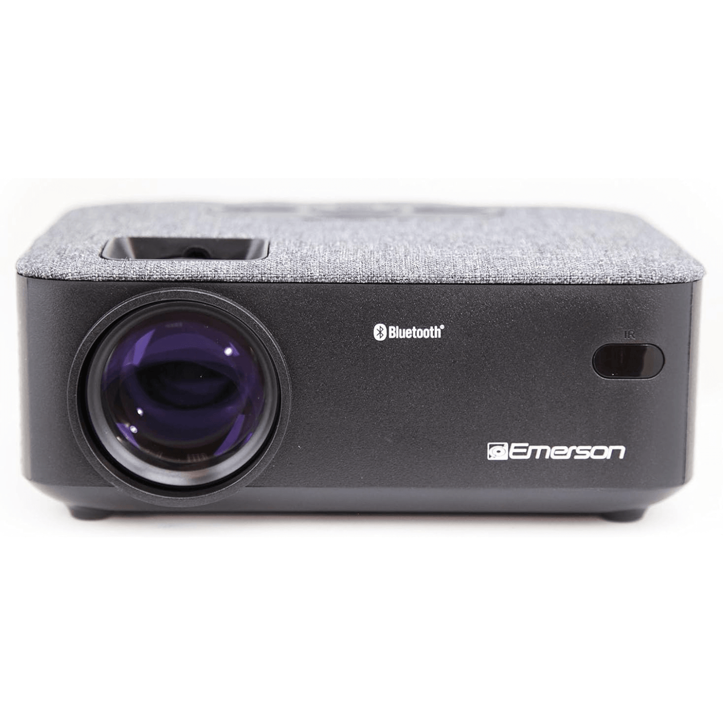 Emerson projector with Bluetooth logo on a white background tech gift for dad who loves movies