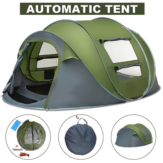 Automatic Pop-Up Camping Tent for 4 to 5 People