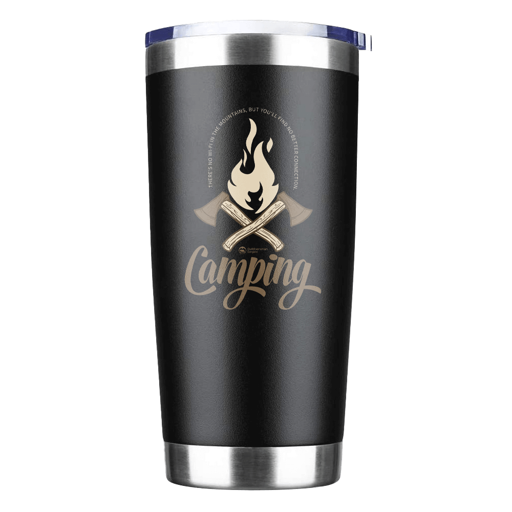 Axes 20oz Insulated Stainless Steel Tumbler in Black