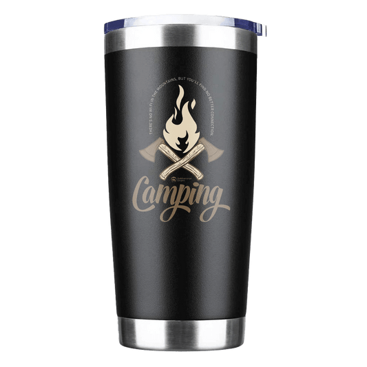 Axes 20oz Insulated Stainless Steel Tumbler in Black