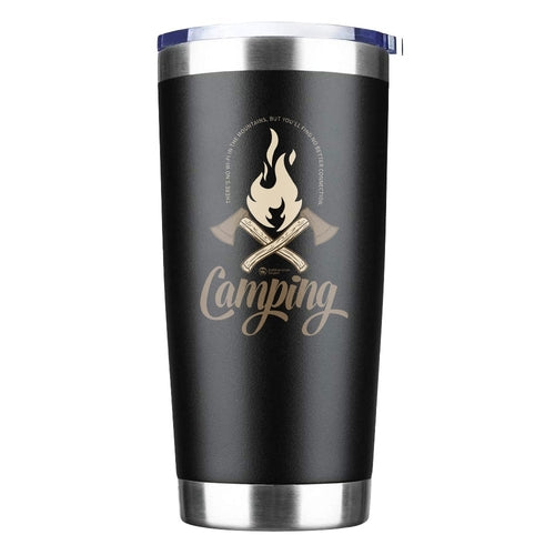 Axes 20oz Insulated Stainless Steel Tumbler in Black