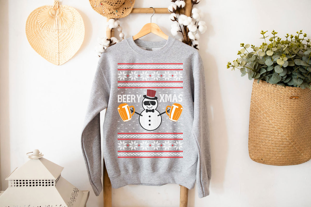 Beer for Christmas Crewneck Sweatshirt