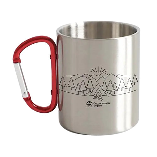 Camping Triangles Carabiner Mug, 10oz or 12oz, alternate view