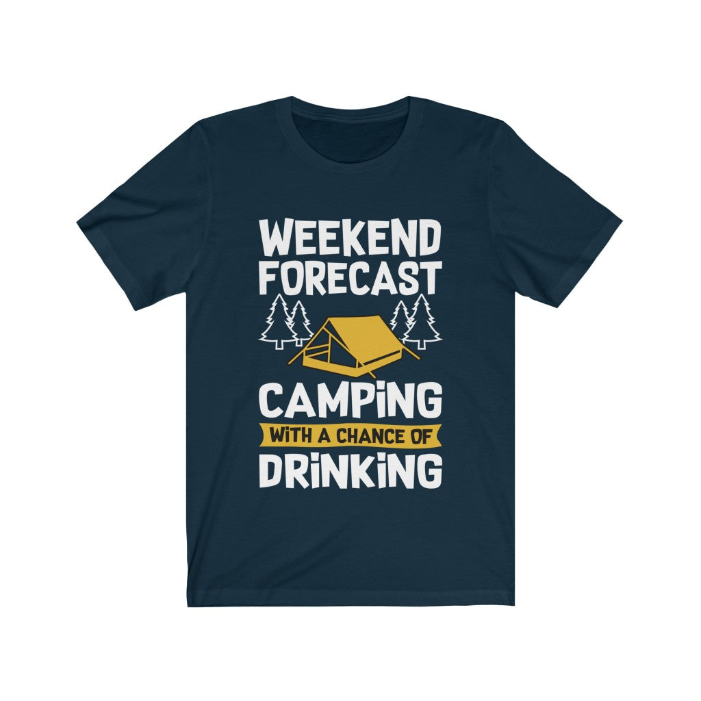 Camping with a Chance of Drinking T-Shirt, alternate view