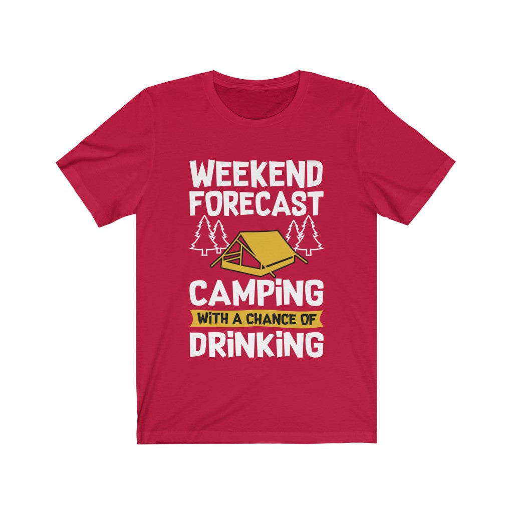 Camping with a Chance of Drinking T-Shirt, alternate view