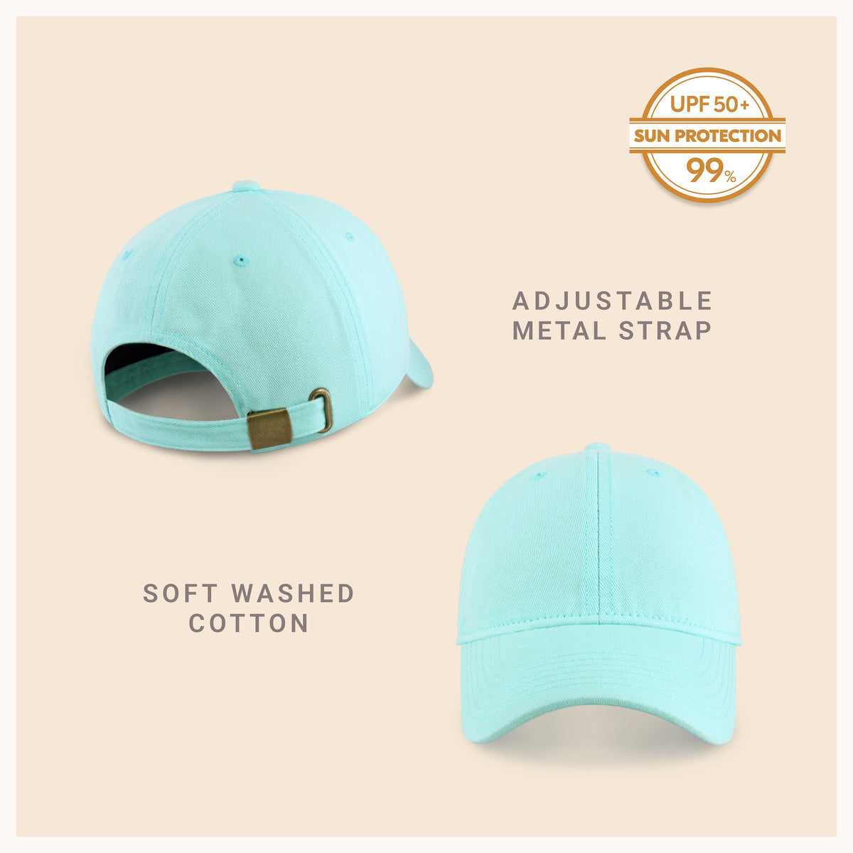 Classic Adjustable Cotton Dad Hat Baseball Cap, alternate view