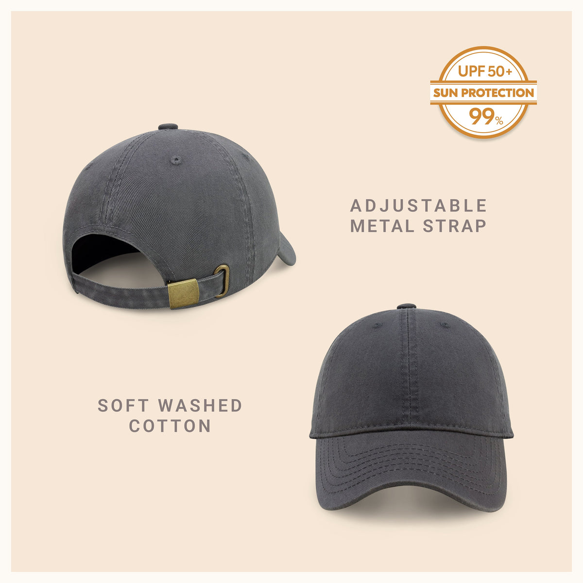 Classic Adjustable Cotton Dad Hat Baseball Cap, alternate view