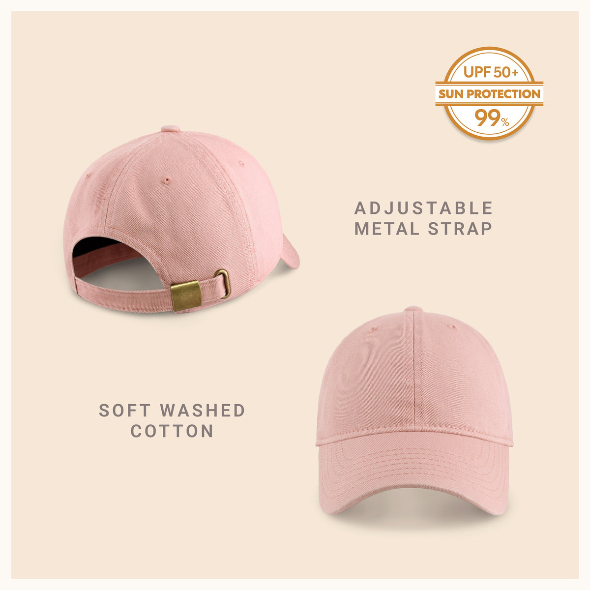 Classic Adjustable Cotton Dad Hat Baseball Cap, alternate view