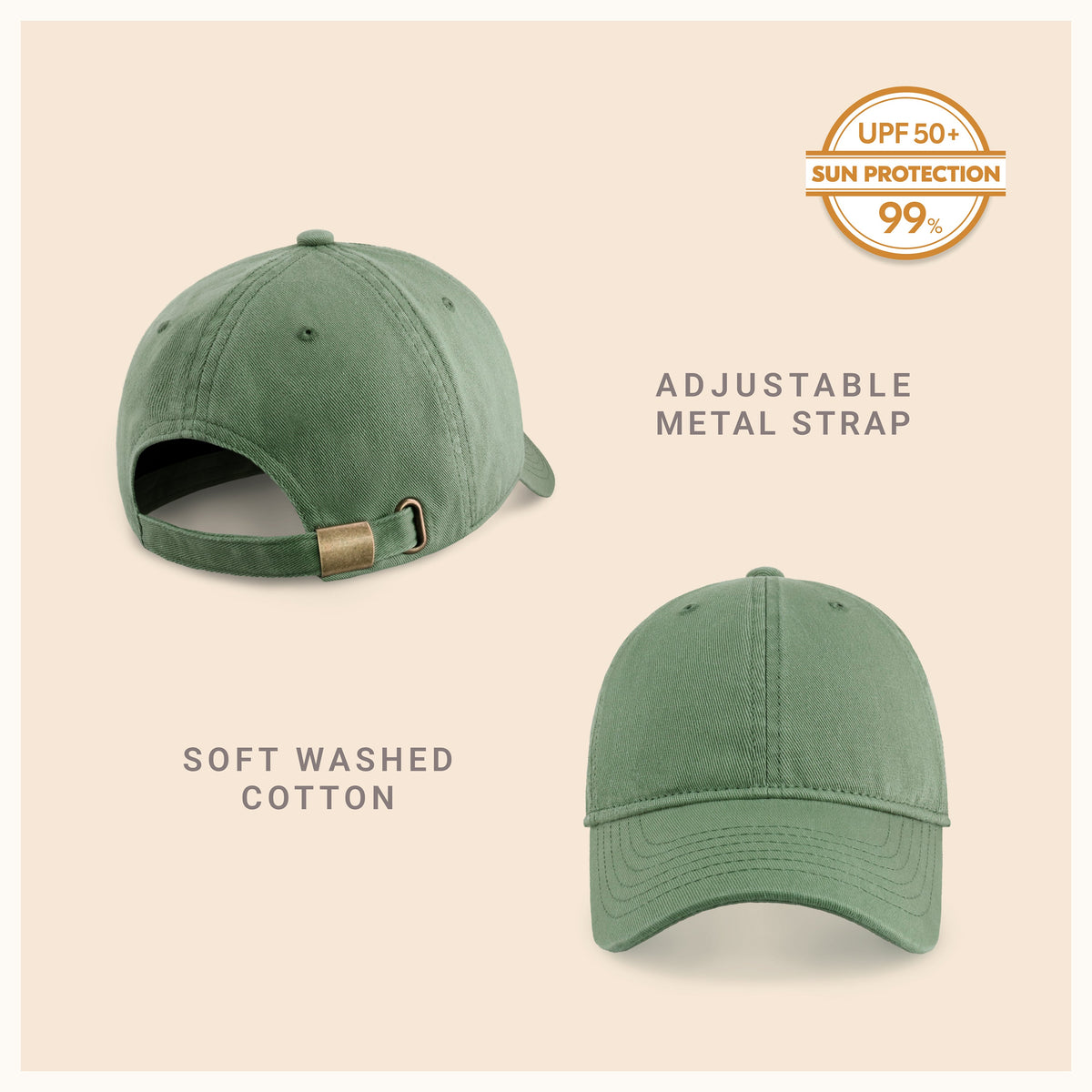 Classic Adjustable Cotton Dad Hat Baseball Cap, alternate view
