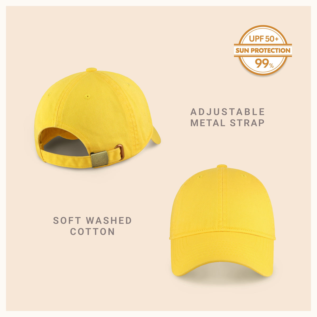 Classic Adjustable Cotton Dad Hat Baseball Cap, alternate view