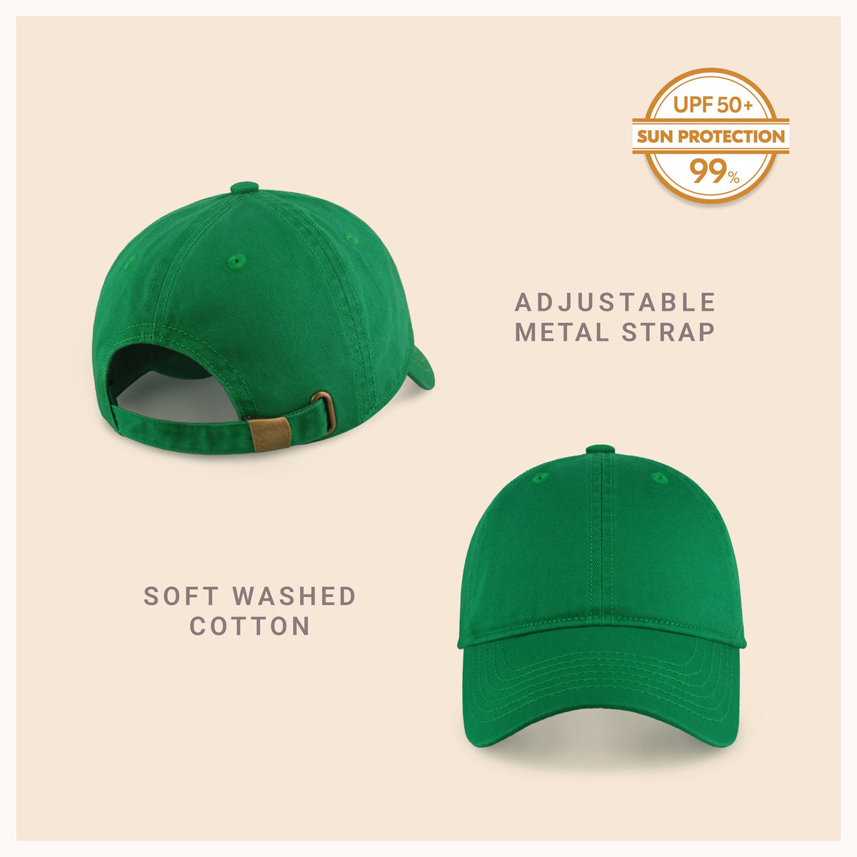 Classic Adjustable Cotton Dad Hat Baseball Cap, alternate view