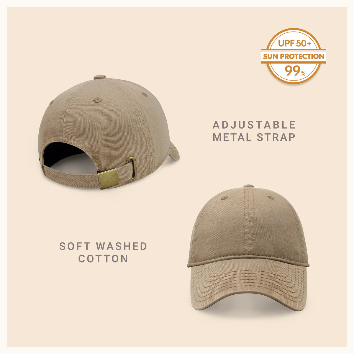 Classic Adjustable Cotton Dad Hat Baseball Cap, alternate view