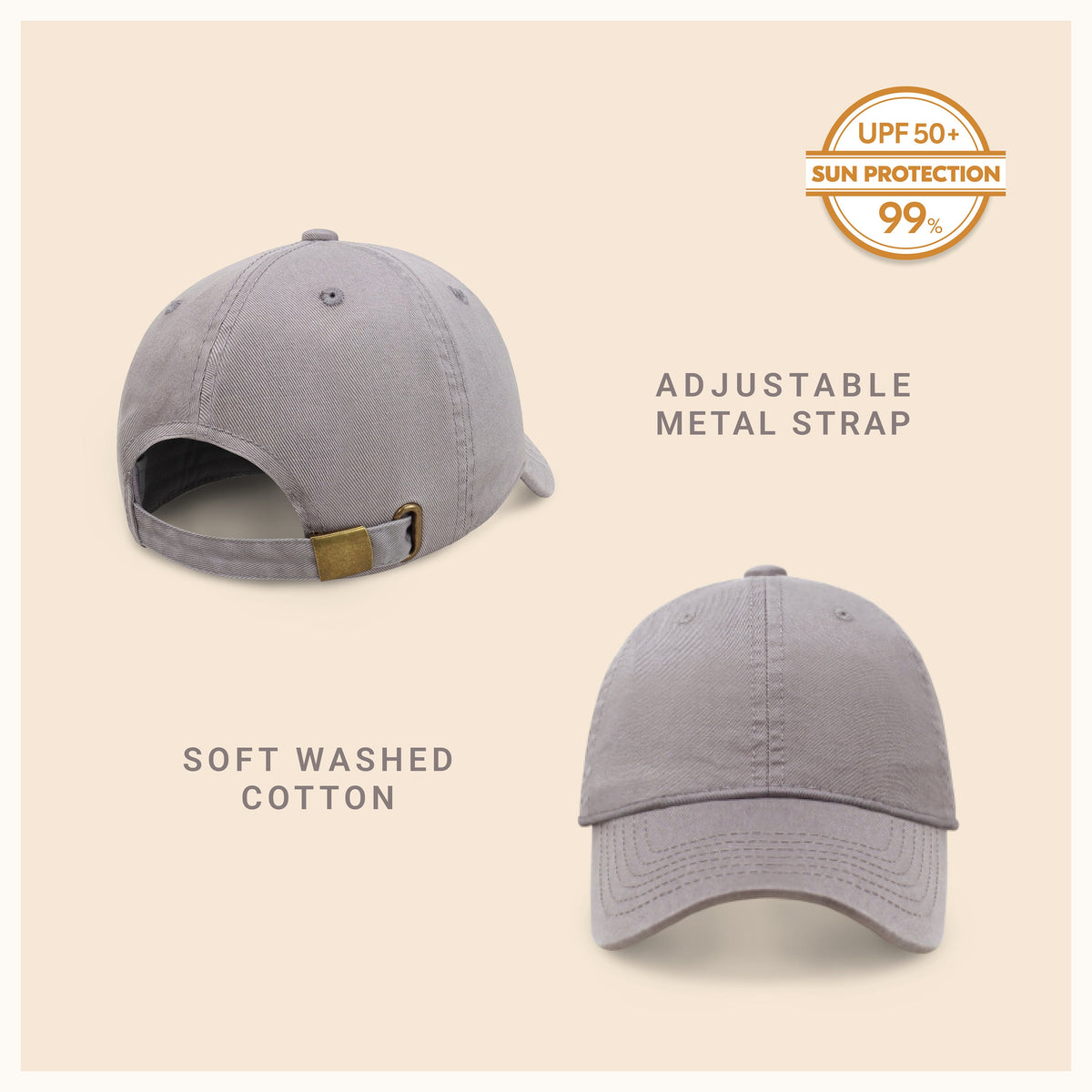 Classic Adjustable Cotton Dad Hat Baseball Cap, alternate view