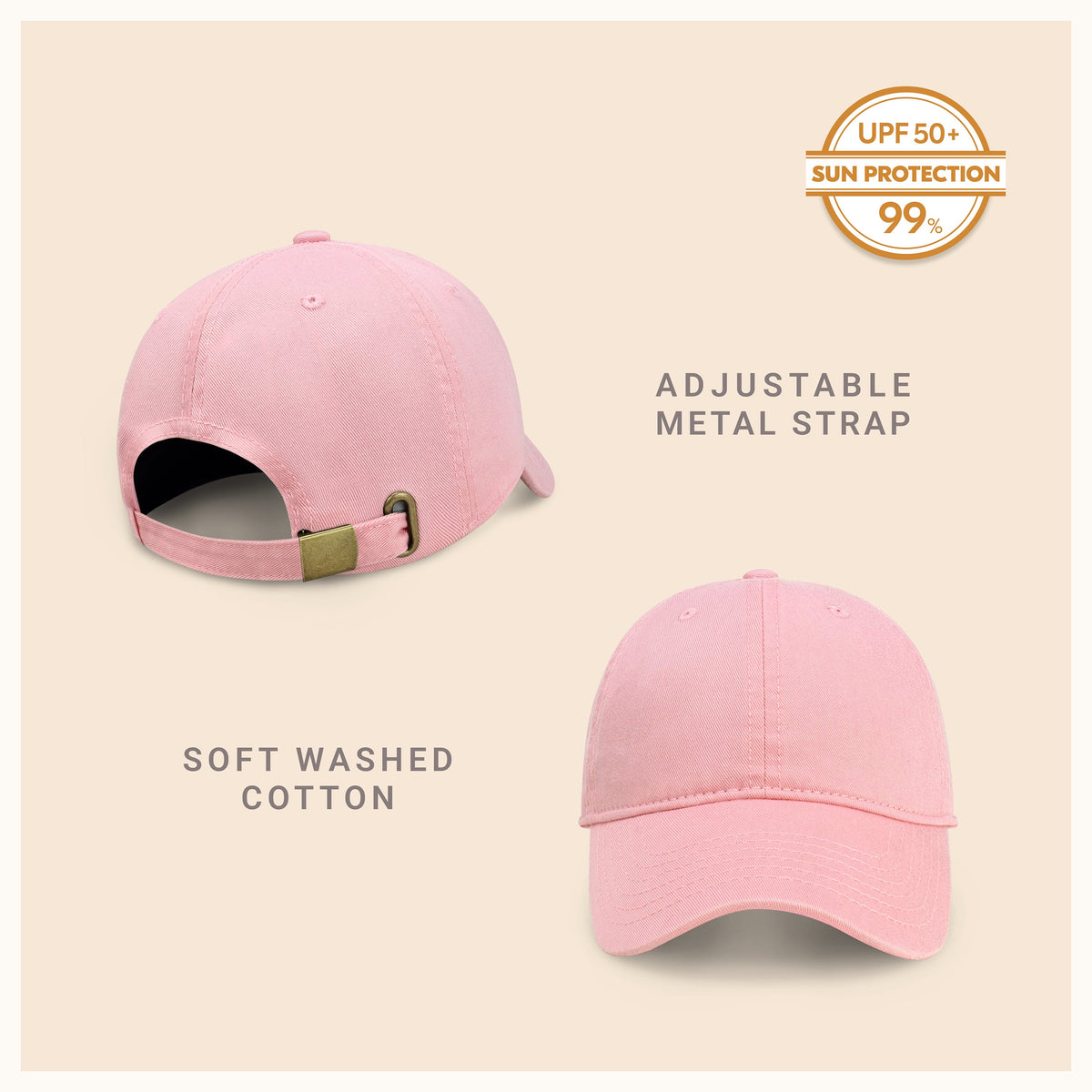 Classic Adjustable Cotton Dad Hat Baseball Cap, alternate view