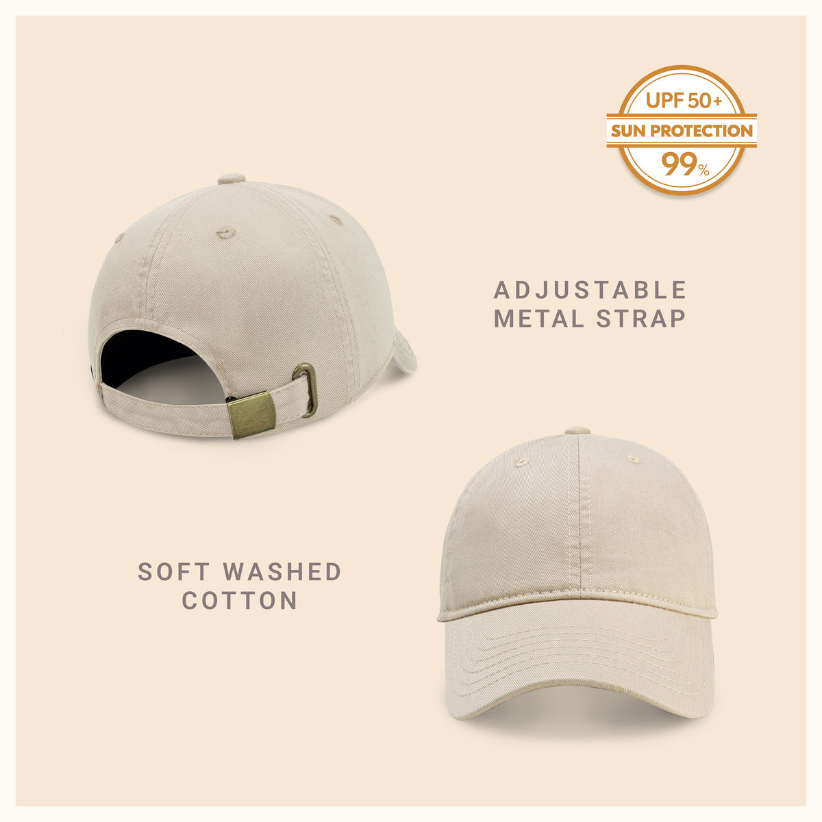 Classic Adjustable Cotton Dad Hat Baseball Cap, alternate view