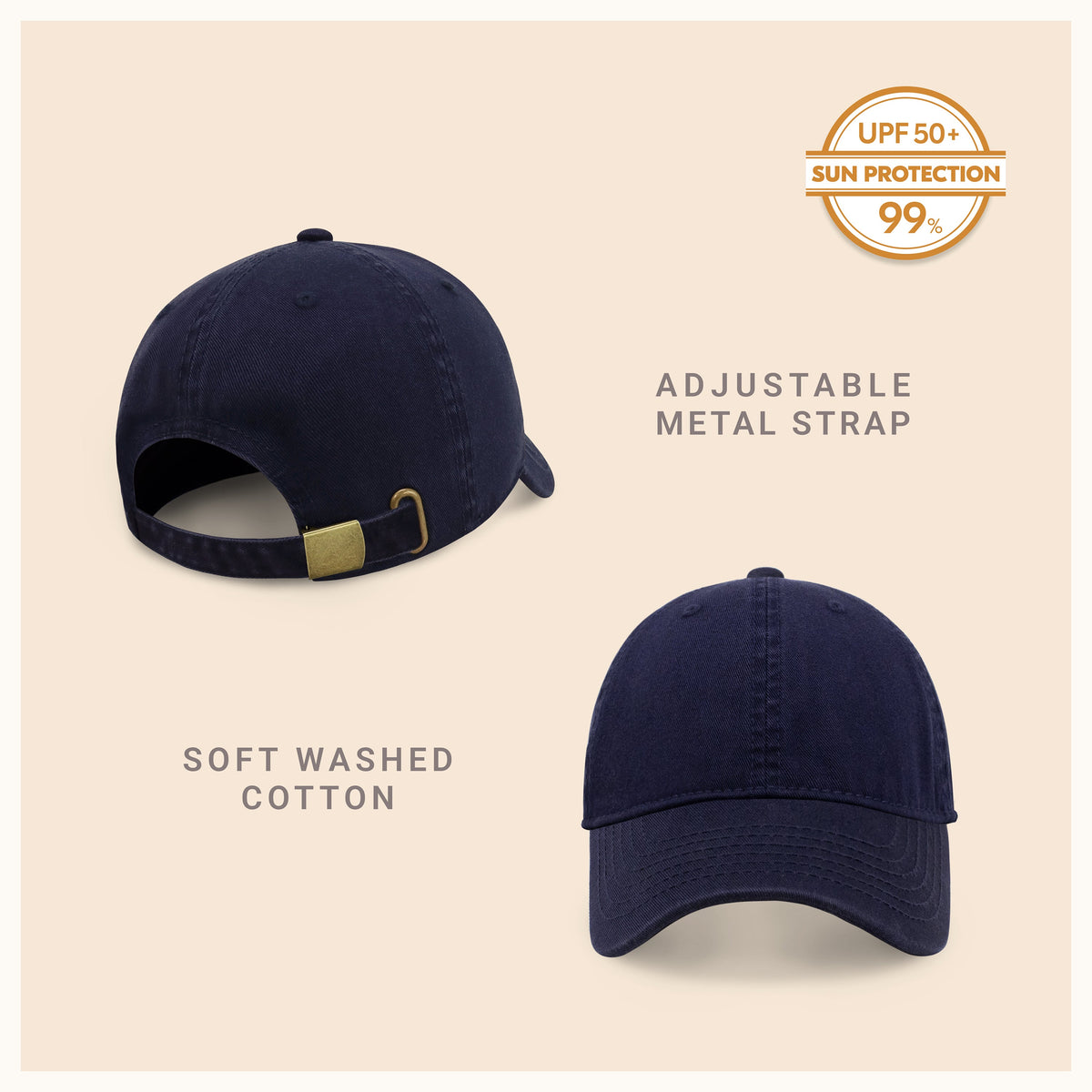 Classic Adjustable Cotton Dad Hat Baseball Cap, alternate view