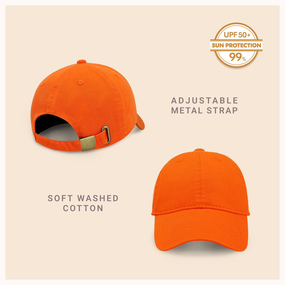 Classic Adjustable Cotton Dad Hat Baseball Cap, alternate view