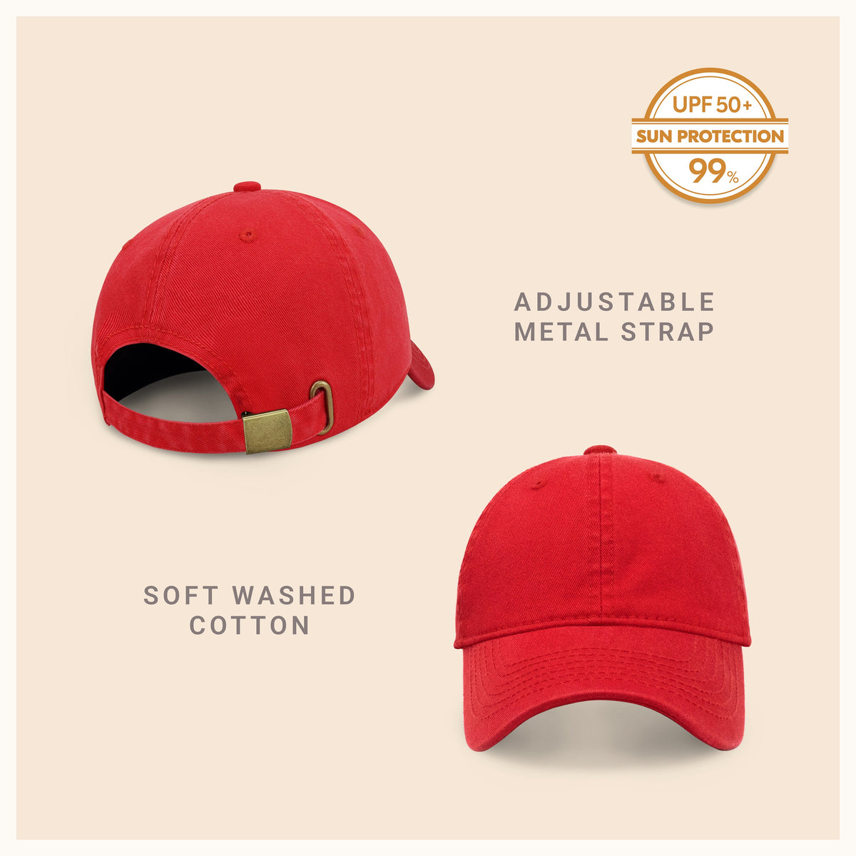 Classic Adjustable Cotton Dad Hat Baseball Cap, alternate view