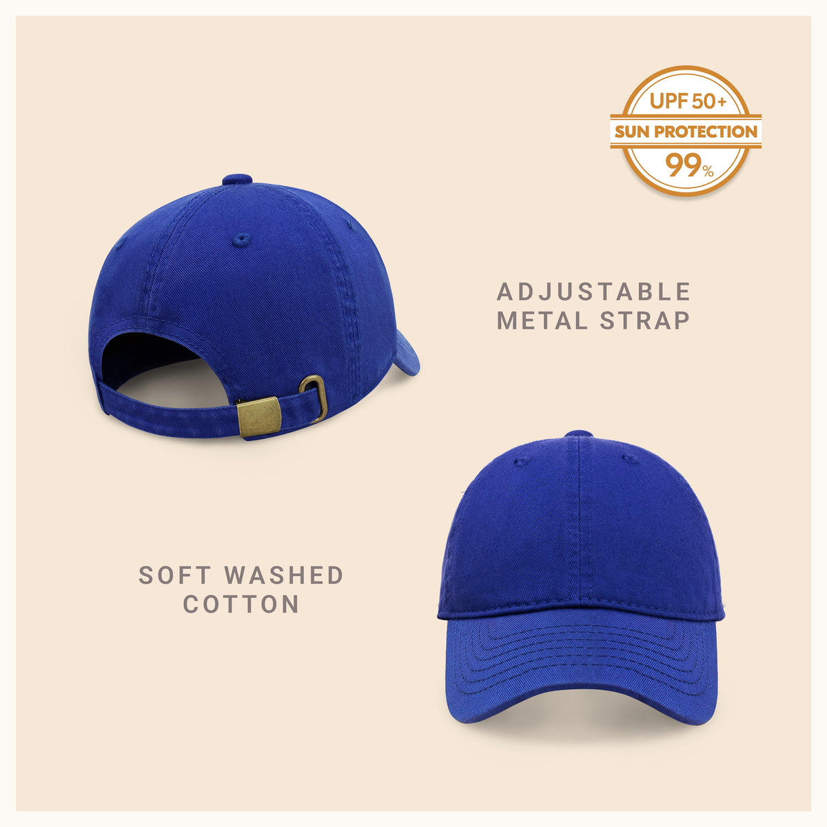 Classic Adjustable Cotton Dad Hat Baseball Cap, alternate view
