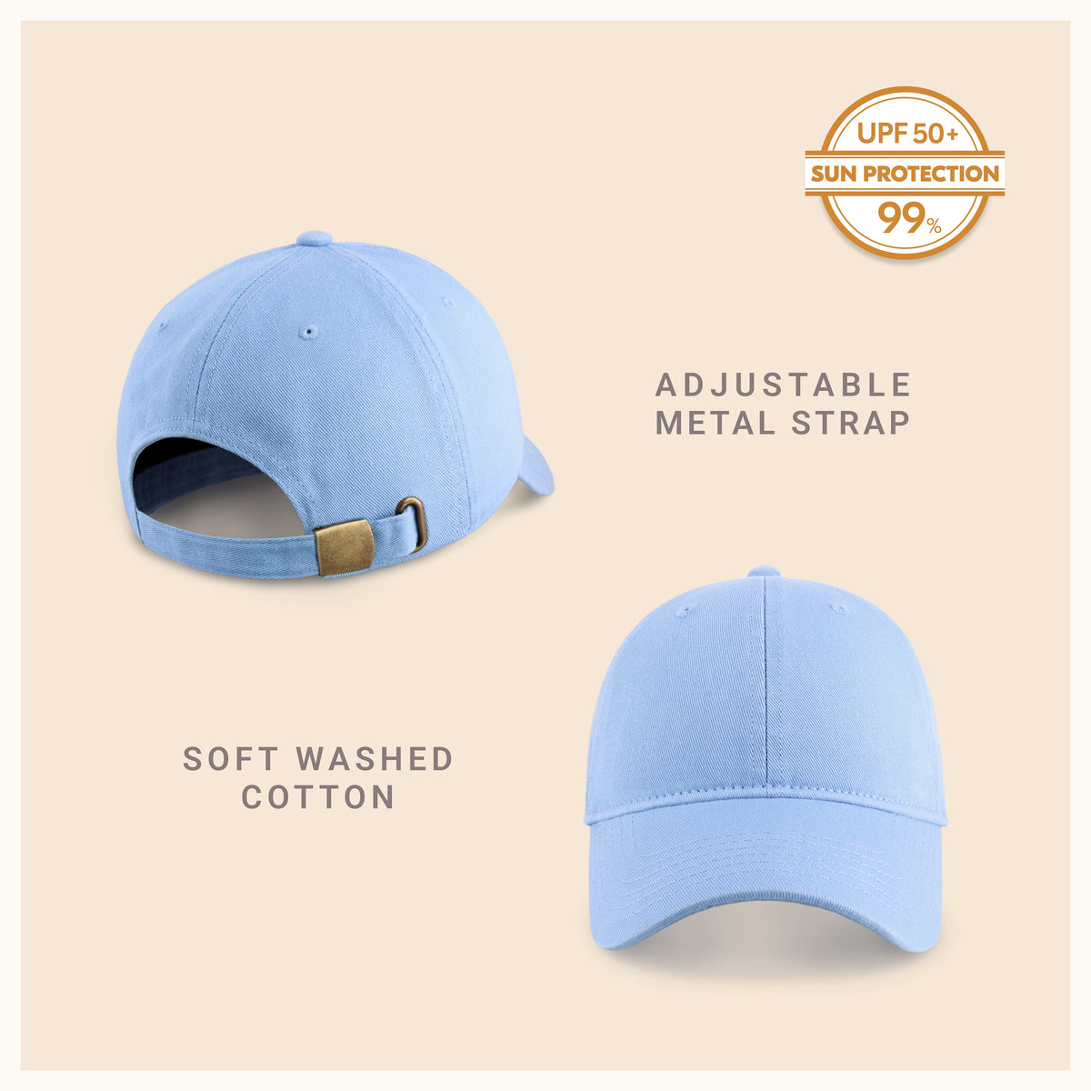 Classic Adjustable Cotton Dad Hat Baseball Cap, alternate view