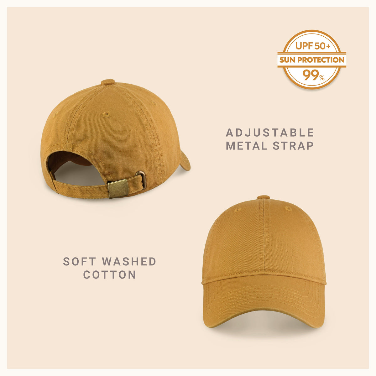 Classic Adjustable Cotton Dad Hat Baseball Cap, alternate view