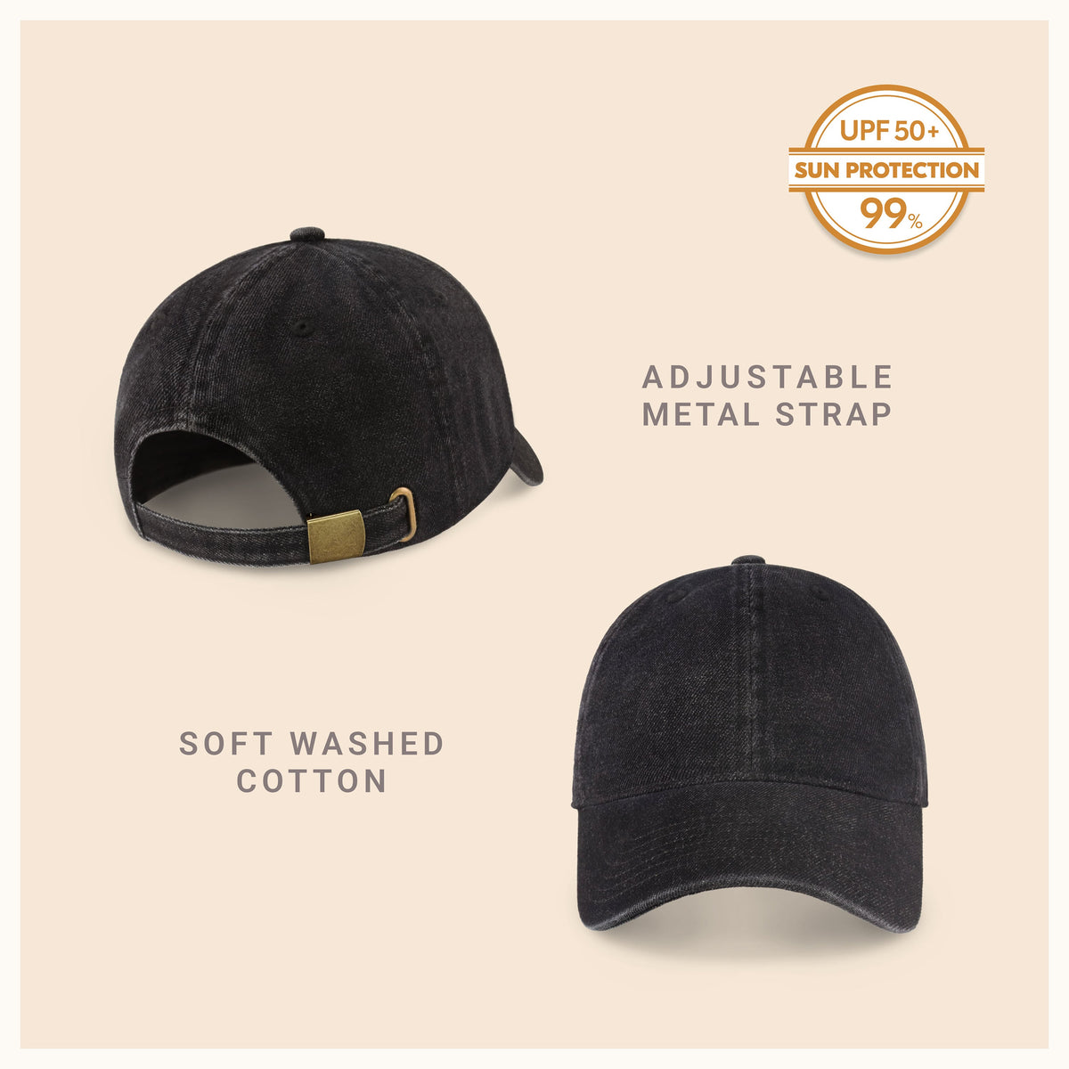Classic Adjustable Cotton Dad Hat Baseball Cap, alternate view