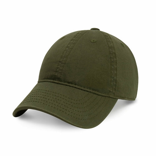 Classic Adjustable Cotton Dad Hat Baseball Cap in Army Green