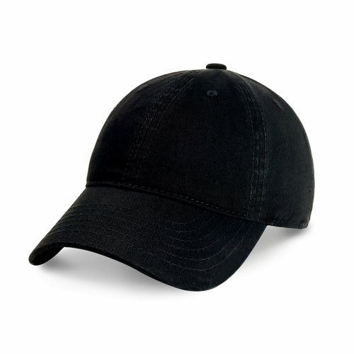 Classic Adjustable Cotton Dad Hat Baseball Cap in Black