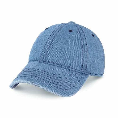 Classic Adjustable Cotton Dad Hat Baseball Cap in Blue Jean