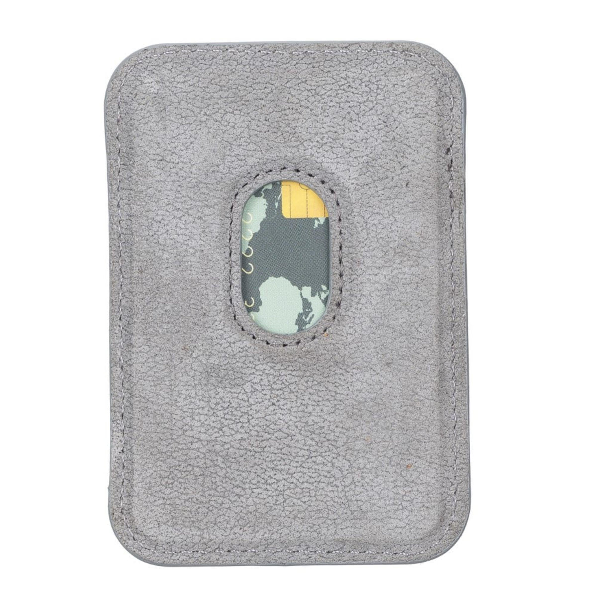 Cortland Full-Grain Leather Card Holder Wallet with Magnet, alternate view