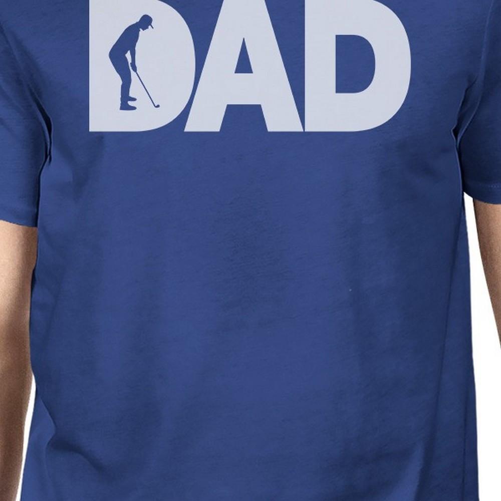 Dad Golf Men's Blue Graphic Tee, alternate view
