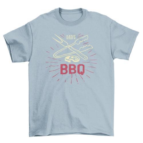 Dad's BBQ T-Shirt in Light Blue