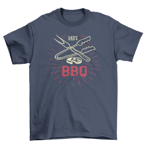 Dad's BBQ T-Shirt in Navy
