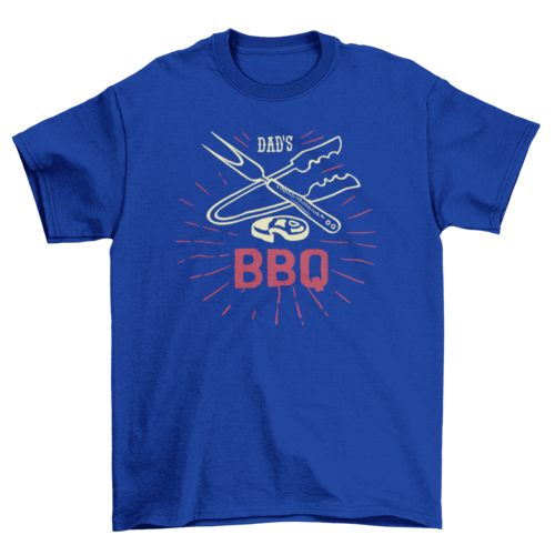 Dad's BBQ T-Shirt in Royal