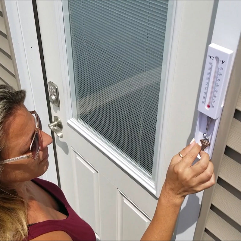 Diversion thermometer secret safe for indoor and outdoor — clever security gift for dad example