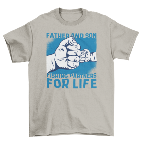 Fishing Partners for Life T-Shirt in Sand