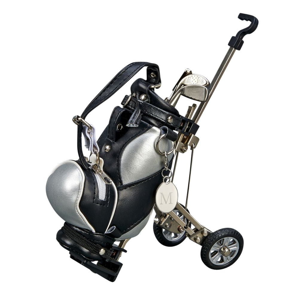 Golf Cart Pen Set and Desk Holder