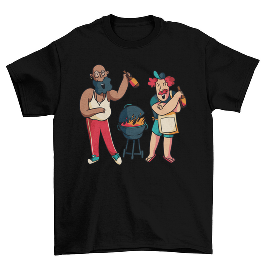 Happy Guys Grilling T-Shirt