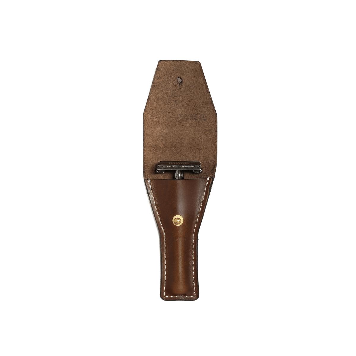 Leather Safety Razor Holder for Double Edge Razors