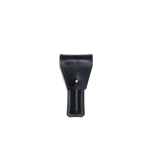 Leather Safety Razor Holder for Double Edge Razors in Oxford Black
