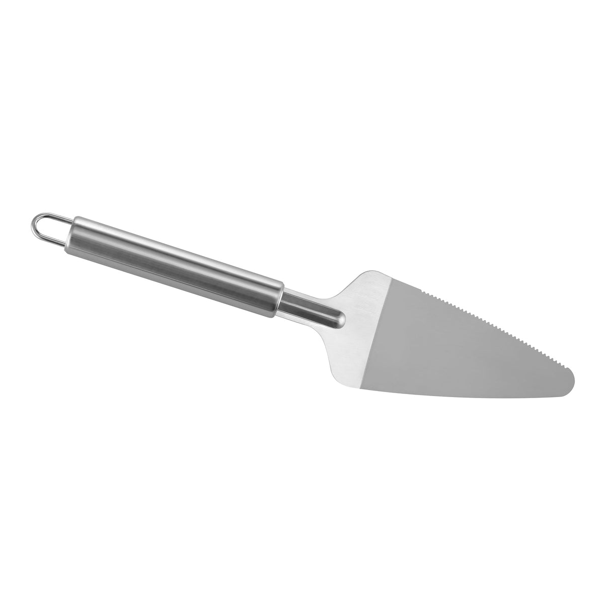 Metal pizza server on a white background unique BBQ and cooking gift for dad