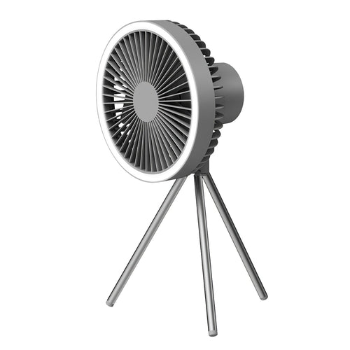 Rechargeable Camping Fan with Lantern and Tripod, alternate view