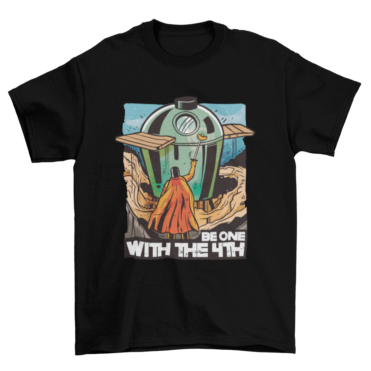 Space BBQ Movie Parody T-Shirt