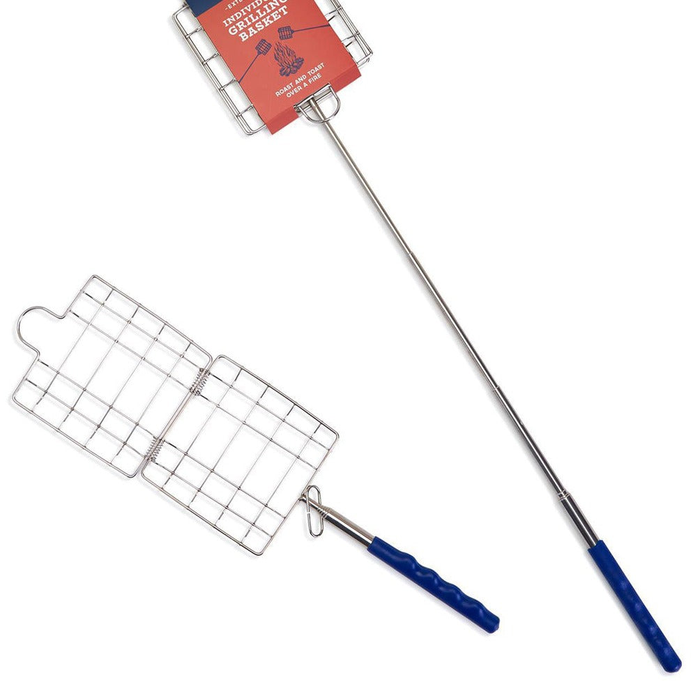 Stainless Steel Campfire Grilling Basket, alternate view