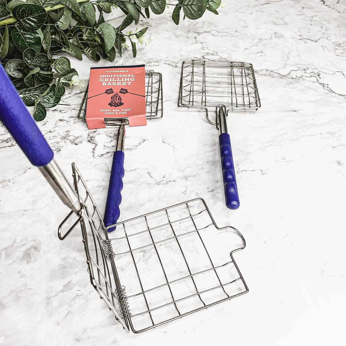 Stainless Steel Campfire Grilling Basket, alternate view