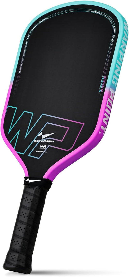 Warping Point Neon Pickleball Paddle, 16mm Core