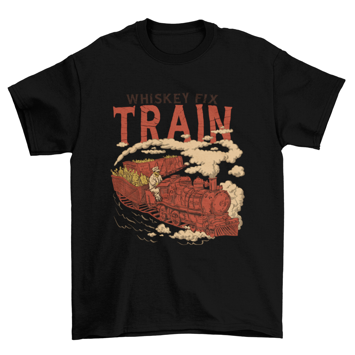 Whiskey Fix Train T-Shirt
